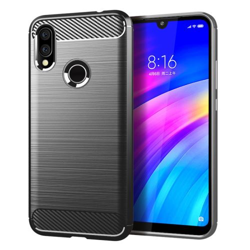 Etui Coque de protection durable souple pour Redmi 7 - Gris