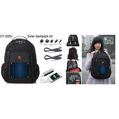 Sac a dos avec chargeur solaire cheap