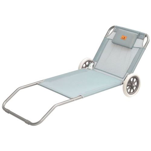 Easy Camp Chaise longue de plage Pier Bleu 62 x 150 x 22 cm 420044