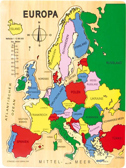 Small Foot BOIS PUZZLE EUROPE