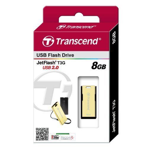 Transcend JetFlash Luxury Series T3G - clé USB - 8 Go