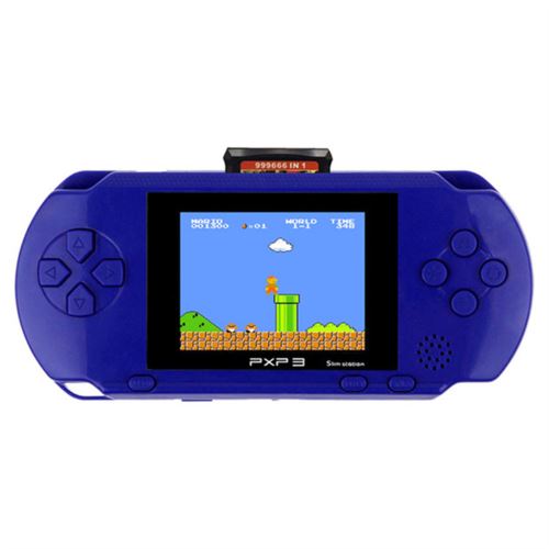 Jeu console portable 16 Bits Portable Classique Jeu Console Lcd Game Player Bleu PT144