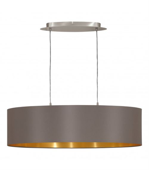 Lampe pendante couleur cappucino EGLO Maserlo 78 cm