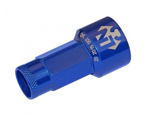 Foliatec Écrous de roue 17 mm bleu 20 pièces
