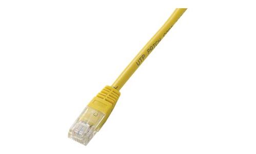 Equip Life - Cordon de raccordement - RJ-45 (M) pour RJ-45 (M) - 7.5 m - UTP - CAT 5e - moulé, bloqué - jaune