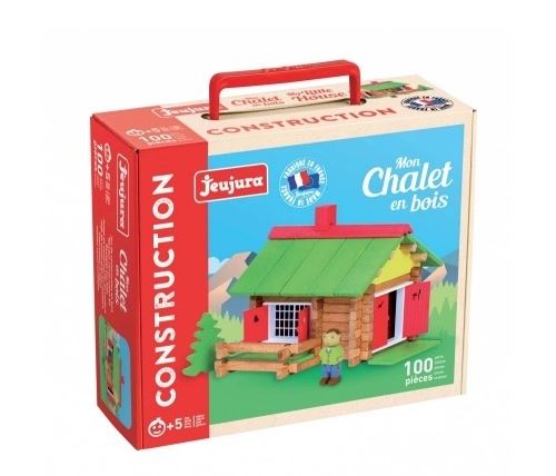 Mon Chalet en bois a construire 100 pieces État correct - Jeujura reconditionné disponible sur Fnac
