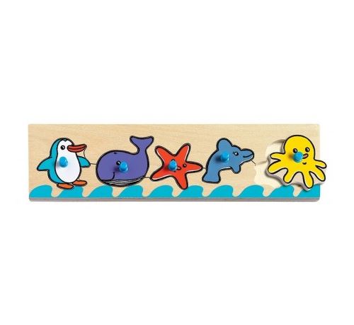 Puzzle encastrable en bois La Mer de Djeco