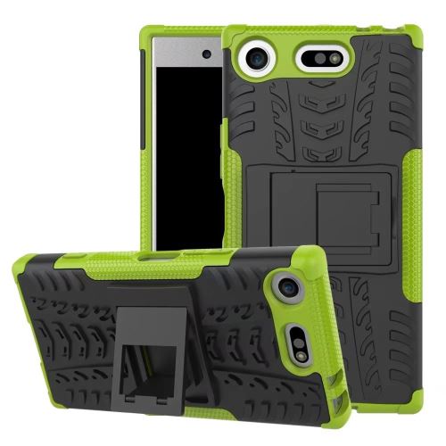 Coque Anti Choc Pour Sony Xperia Xz1 Modèle Spider - Vert
