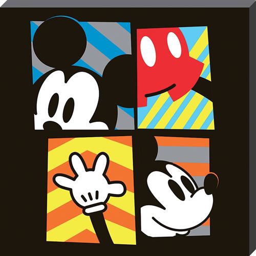 Mickey Mouse imprimée Frames 40 x 40 x 3.8 cm