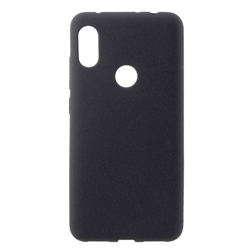 Coque en TPU skin-touch matte gris pour votre Xiaomi Redmi Note 6 Pro
