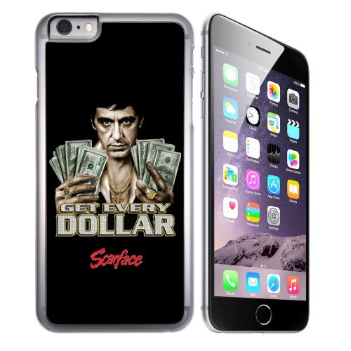 Coque pour iPhone 6 Plus et iPhone 6S Plus scarface get dollars