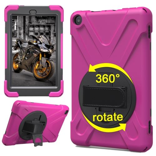 Amazon Fire HD 8 inch (2017) Coque Protection Plastique Rotation Magenta ALS51185