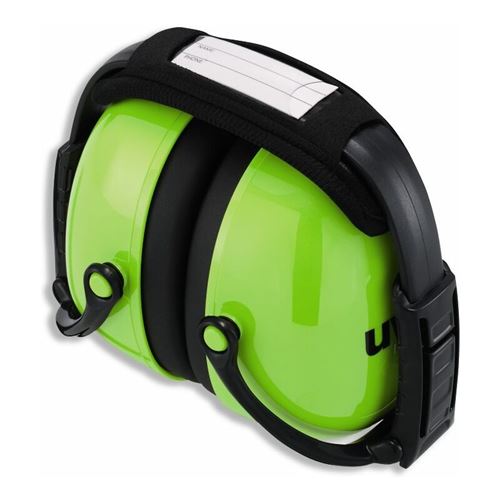 Uvex Vert Coquille Anti-Bruit K2, Pliable, Fluo