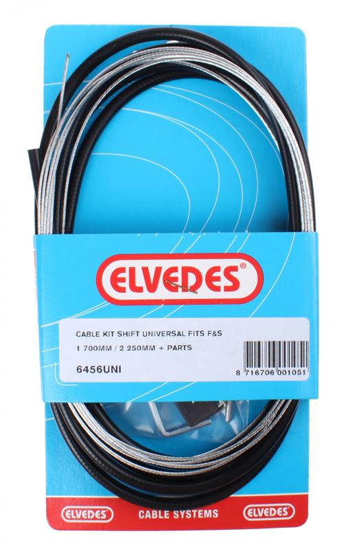 Elvedes câble de changement de vitesse universel avec tendeur à déclic
