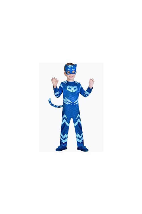 Amscan PJMASQUES YOYO-Catboy Deguisement, 9902952, Bleu, 3/4 ans
