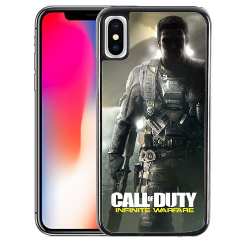 Coque pour iPhone XS call of duty infinite warfare