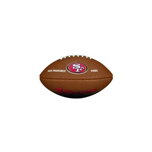 Mini Ballon de Football Américain Wilson NFL team logo San Francisco 49ers