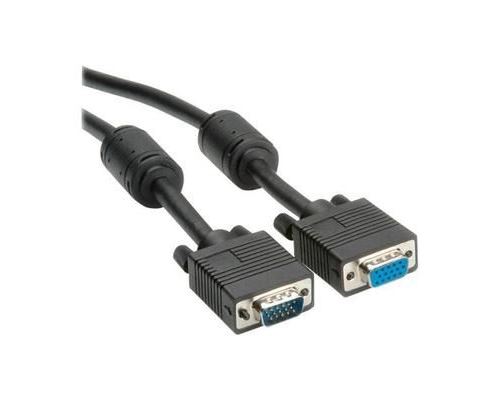 Roline High Quality Rallonge de câble VGA HD-15 (F) pour HD-15 (M) 2 m vis moletées noir