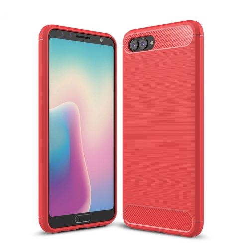 Huawei Nova 2 Coque Protection TPU Effet brossé Rouge ALS53651