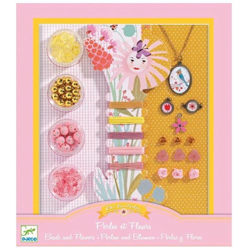 Set Perles Djeco Et Fleurs