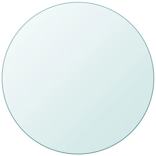 vidaXL Tafelblad van gehard glas 900 mm rond