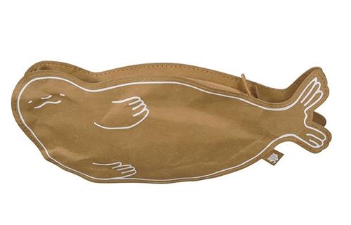 The Zoo caisse Seal27,5 cm de papier recyclé brun