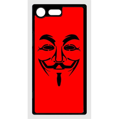 Coque Sony Xperia Xz Premium Anonymous Rouge