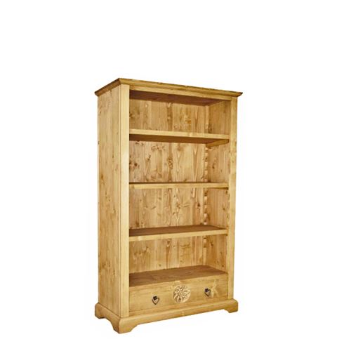 BIBLIOTHEQUE sculptee 1 Tiroir H 160 cm - CHALET