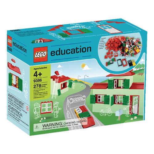 Lego 9386 Portes, Fenêtres et Tuiles De Toit 278 Units