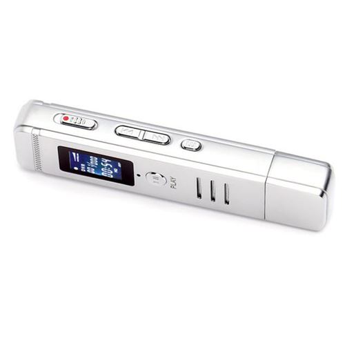 Baladeur MP3 8GB Écran LCD USB Audio numérique enregistrement-argent