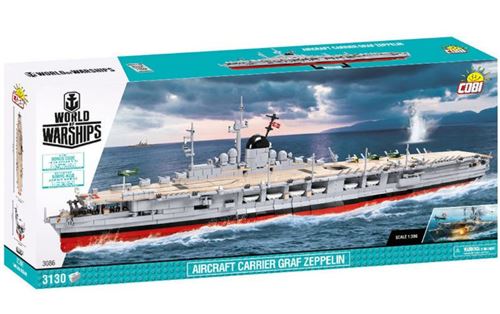 Cobi kit de construction Petit bateau de l'armée junior 90 cm gris 3130-pièce