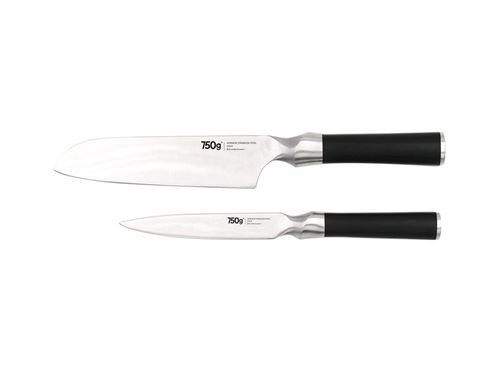 Lot de 2 couteaux en acier inoxydable SURNATURAL - 17 cm et 13 cm - Lame japonaise