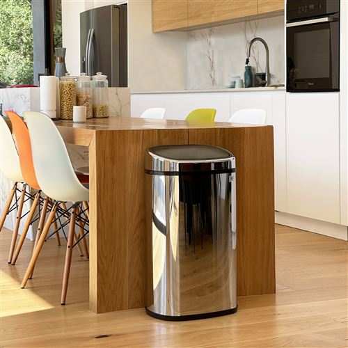 Originale Poubelle Cuisine Automatique Kitchen Move Poubelle De Cuisine Semi Automatique One Touch Carree