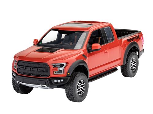 Revell Kit Modèle 1Ford F-150 Raptor:25 Rouge 18 Pièces