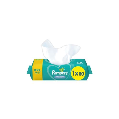 Lingettes B&eacute;b&eacute; Sensitive Pampers - Les 80 Lingettes
