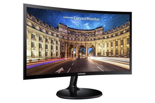 Samsung C27F390FHU - CF390 Series - LED-monitor - gebogen - 27 - 1920 x 1080 Full HD (1080p) @ 60 Hz - VA - 250 cd/m² - 3000:1 - 4 ms - HDMI, VGA - glanzend zwart