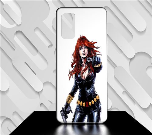 Coque pour Galaxy PLUS S20+ LA VEUVE NOIRE COMICS 01