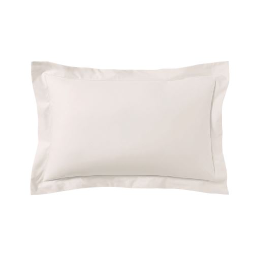 Essix - Taie d'oreiller unie en Percale de coton Lingerie - 50 x 75 cm
