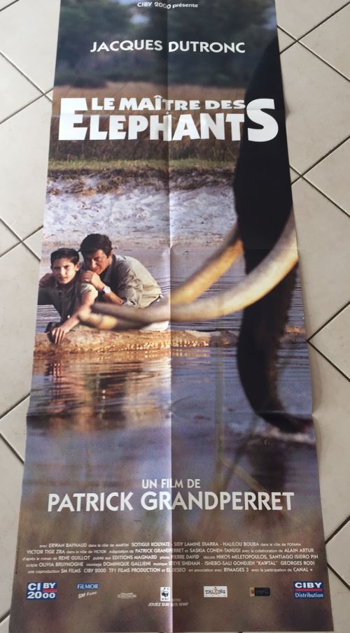 Le Maître des Eléphants AFFICHE CINEMA ORIGINALE
