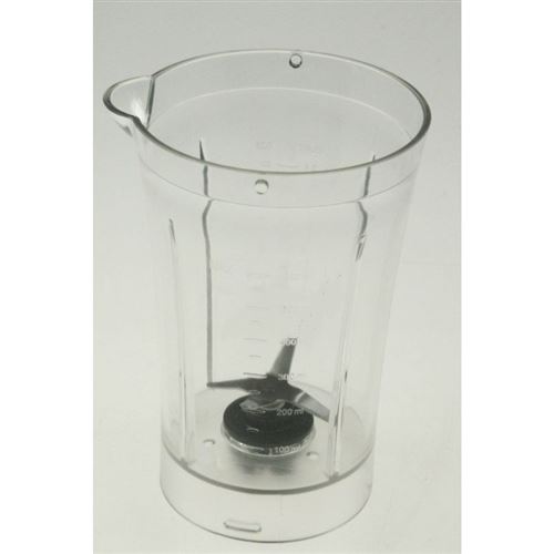 Bol + Couteau Noir pour Blender Moulinex