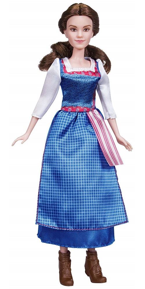Disney princesse: poupee belle avec tenue robe de paysanne - poupee mannequin