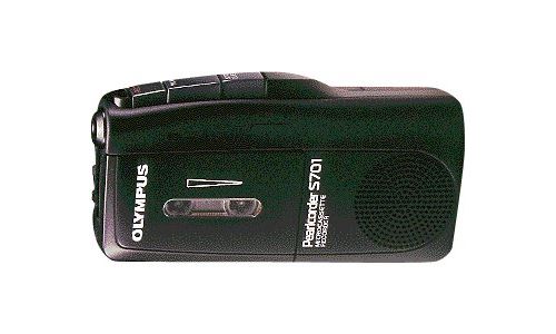 Olympus Pearlcorder S701 - Dictaphone à microcassette - 150 mW - bleu métallique