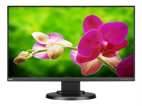 NEC MultiSync E242N - LED-monitor - 24 - 1920 x 1080 Full HD (1080p) @ 60 Hz - IPS - 250 cd/m² - 1000:1 - 6 ms - HDMI, VGA, DisplayPort - luidsprekers - zwart