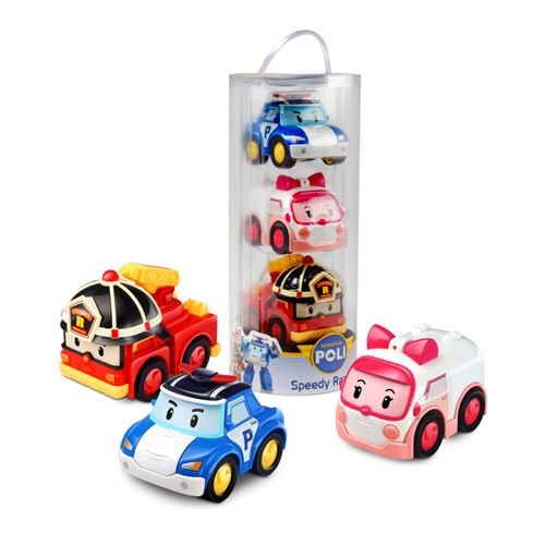 Robocar Poli Vehicules Friction par 3