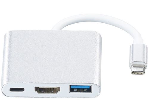Adaptateur multiport USB C vers USB types A+C et HDMI - Hub USB - Achat &  prix