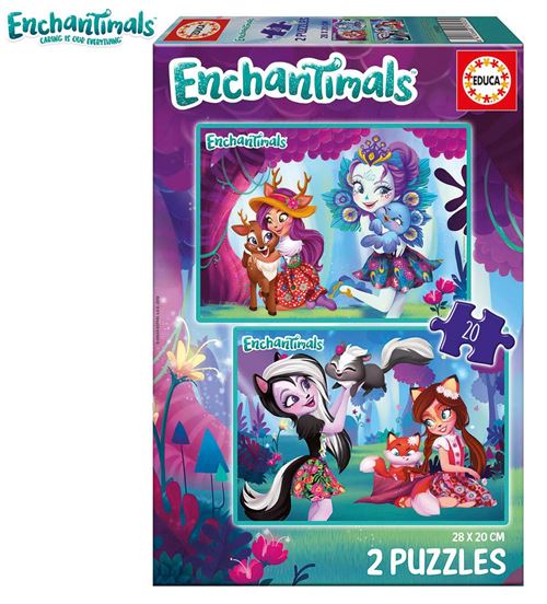 Enchantimals Puzzle Double 2X20 Pièces