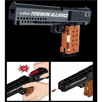 Pistolet de Blocs de construction MORK FireWire Alliance M1897 WINCHESTER  791 pièces - Tir de balles, jouets pour garçons, cadeau, Compatible avec  Lego - Jeu de brique et bloc - Achat & prix