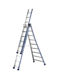 Tubesca - Echelle transformable 3x9 haut 2,65 - Platinium TUBESCA COMABI - 1