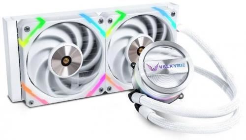 Générique Blanc Refroidisseur D'eau Valkyrie Dragonfang 240 Argb - Image 3