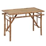 Table de jardin pliable 115x50x75 cm Bambou
